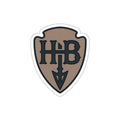 HowBoutcha Branded Arrowhead Die-Cut Sticker