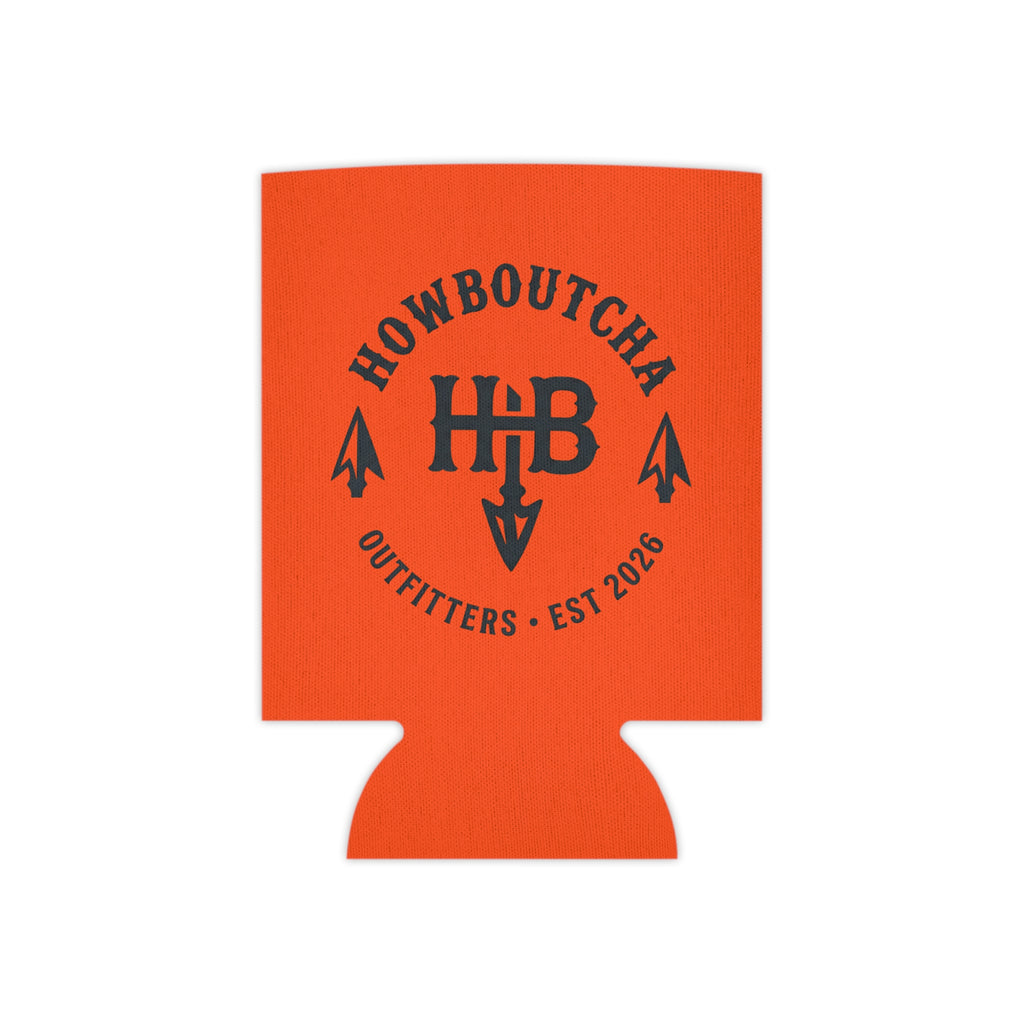 HB Shield Logo Orange Beer Koozie