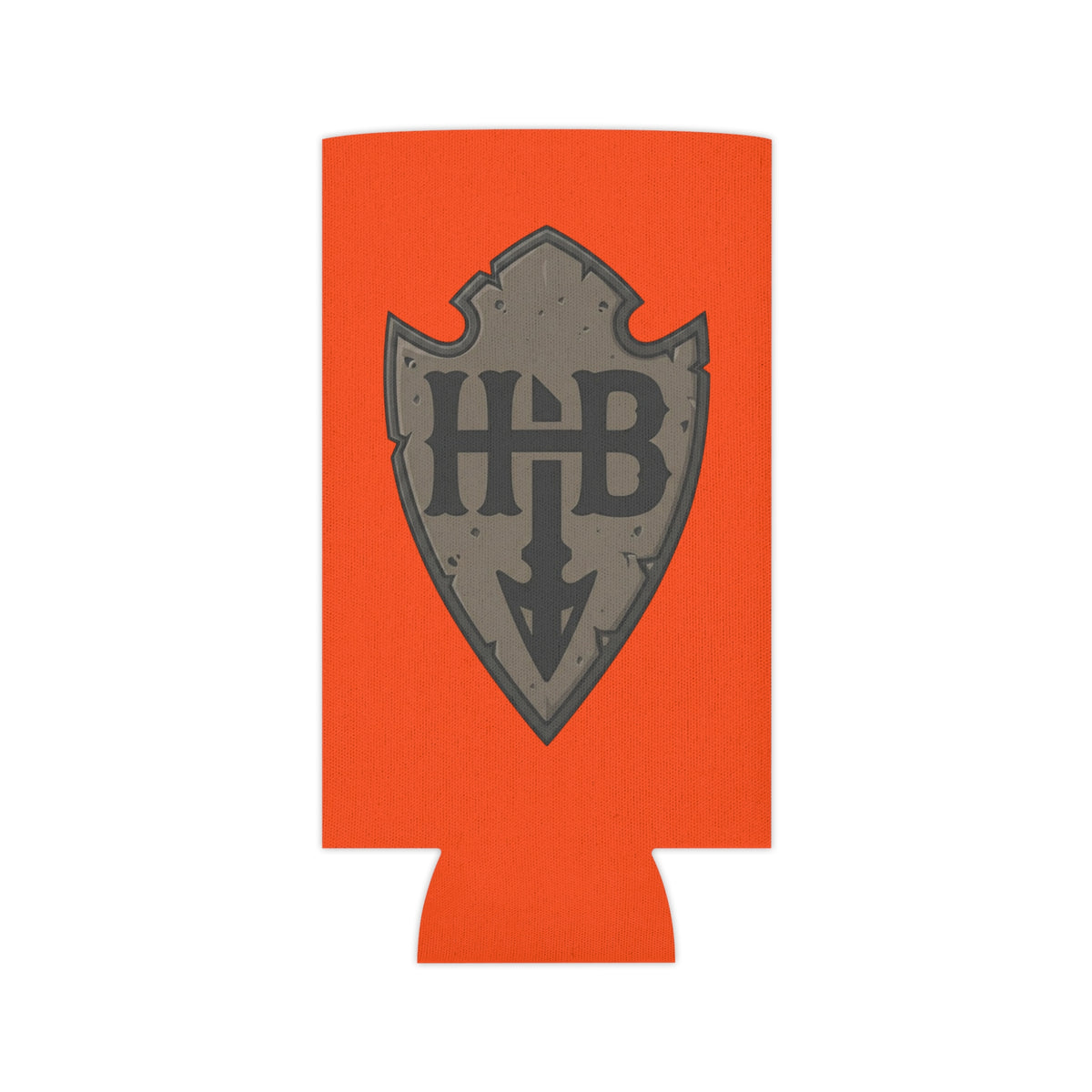 HB Shield Logo Orange Beer Koozie