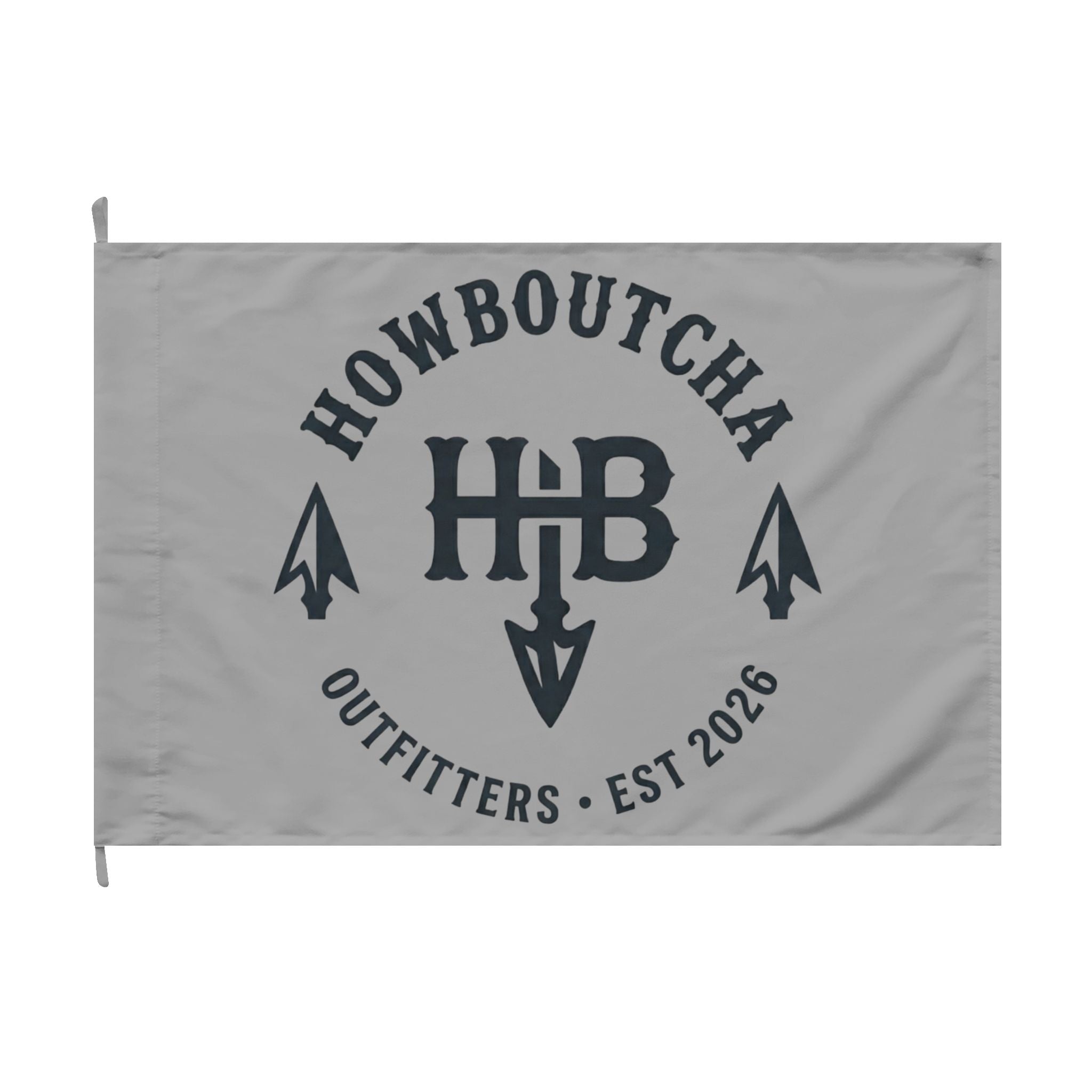 Howboutcha Outfitters Double-Sided Deer Camp Flag