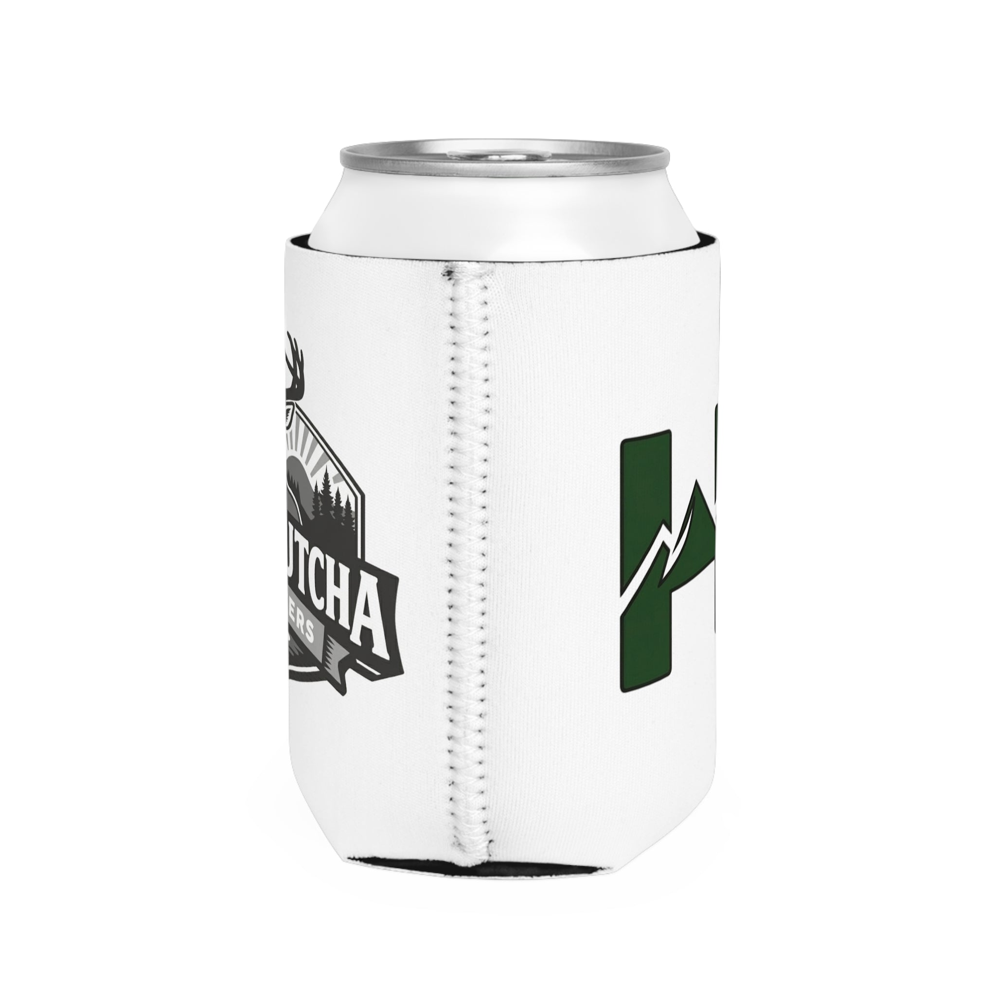 Howboutcha Outfitters Can Cooler Sleeve — Outdoor Deer Logo Beer Koozie