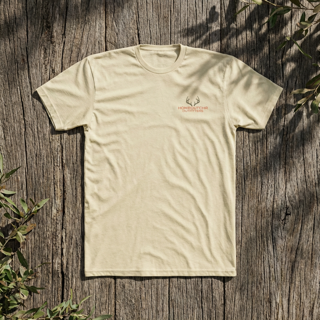 Backwoods Battalion Graphic Tee — Snake Patch Logo Crew Shirt