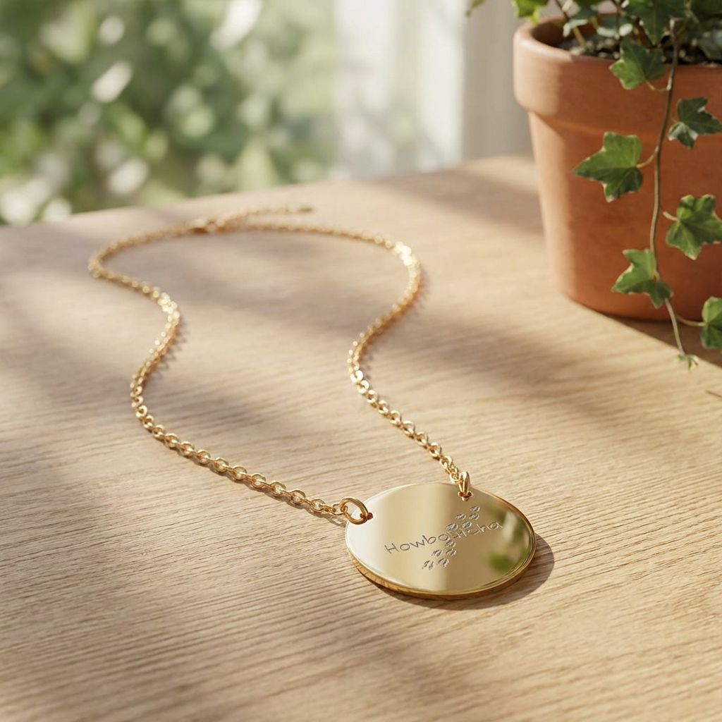 Howboutcha Necklace — Tracks Pendent