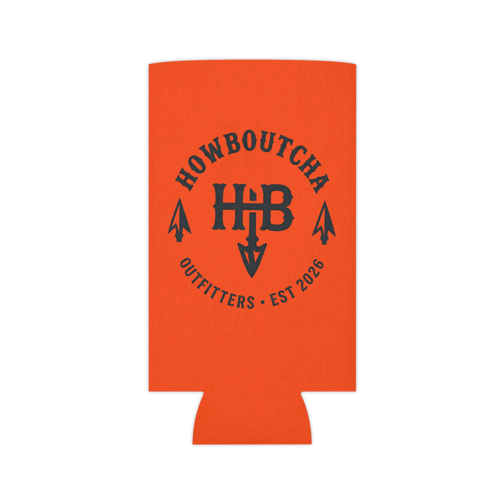 HB Shield Logo Orange Beer Koozie
