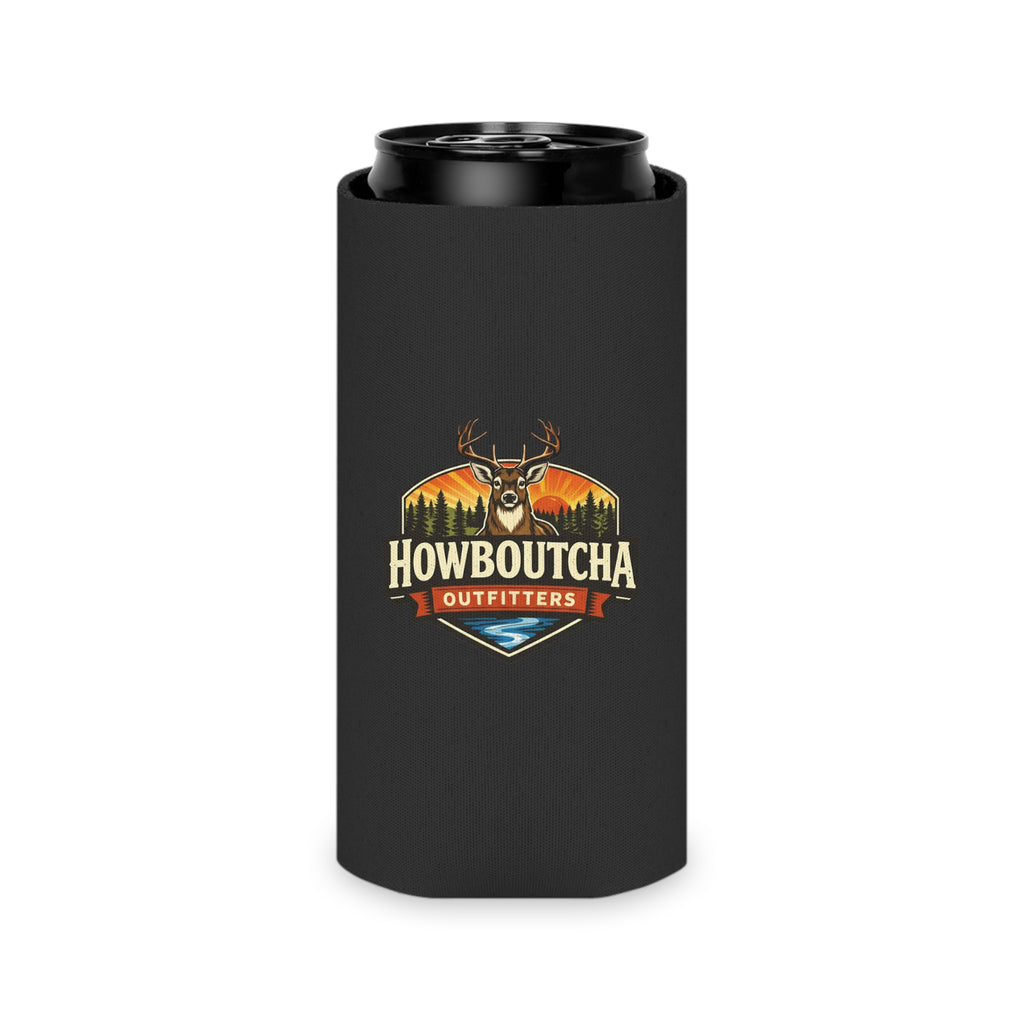 Howboutcha Outfitters Can Cooler – Deer Logo Beverage Koozie