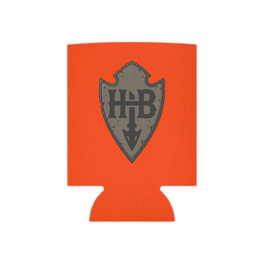 HB Shield Logo Orange Beer Koozie
