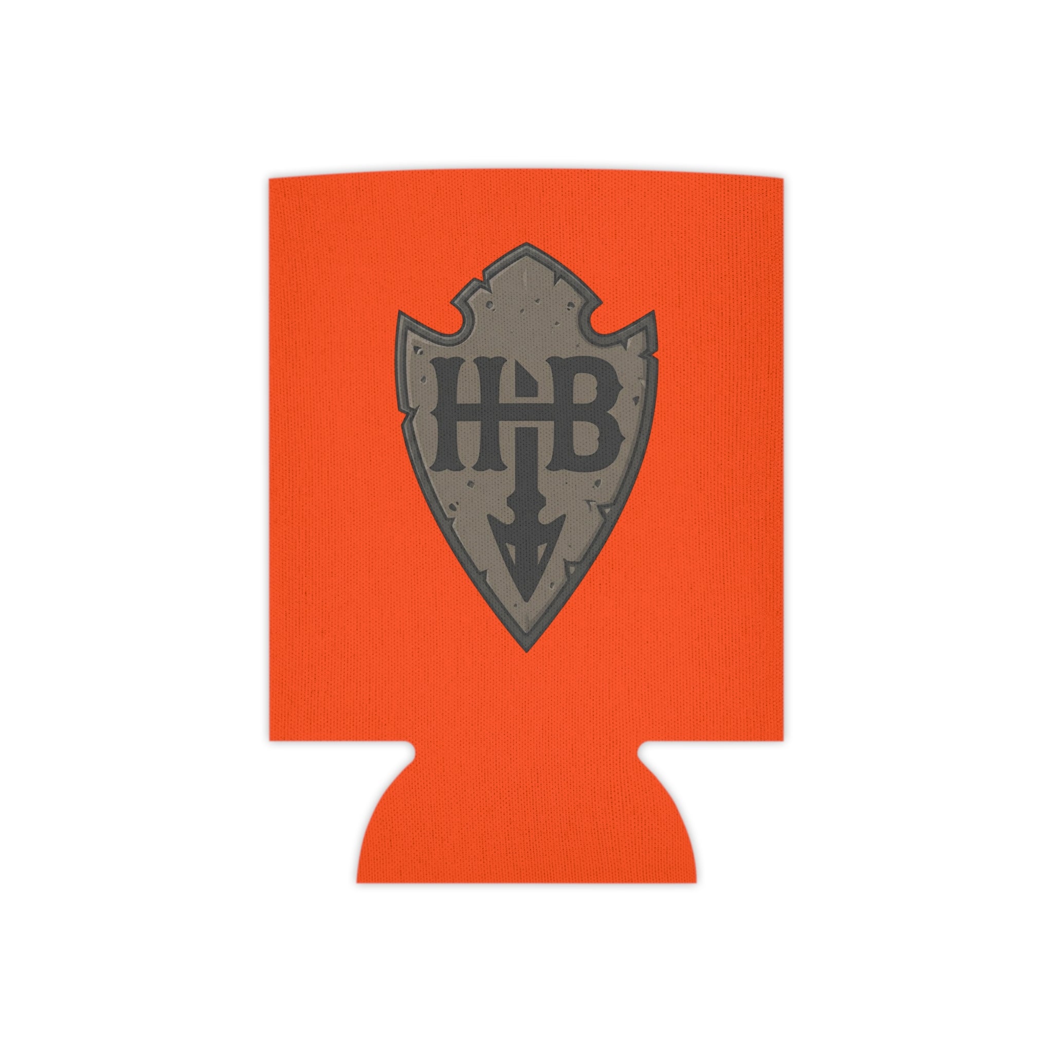 HB Shield Logo Orange Beer Koozie