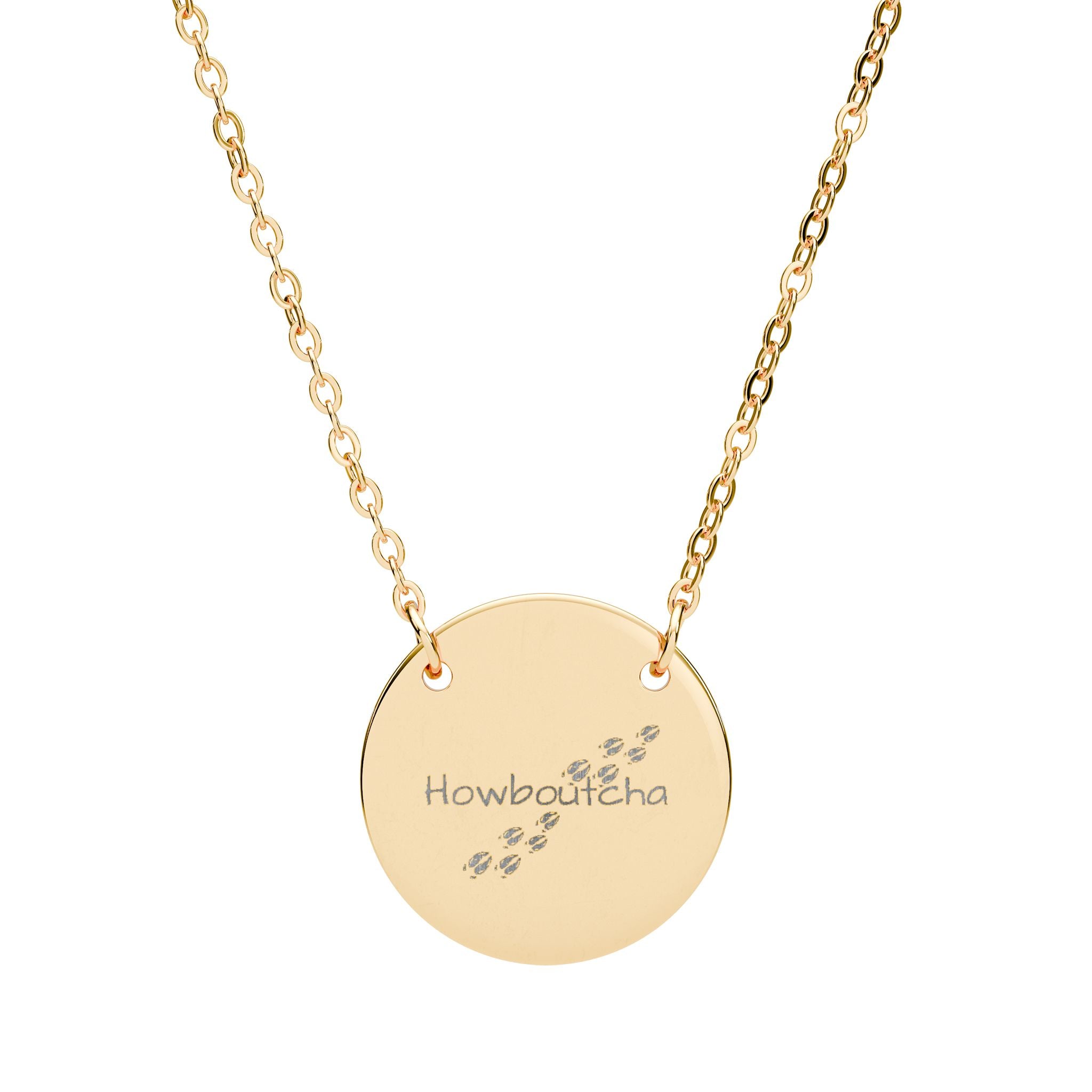 Howboutcha Necklace — Tracks Pendent