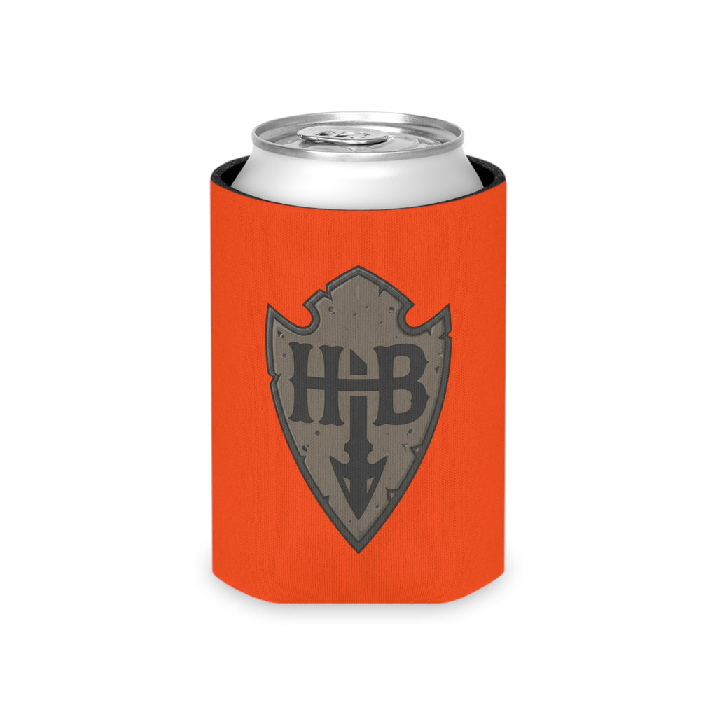 HB Shield Logo Orange Beer Koozie