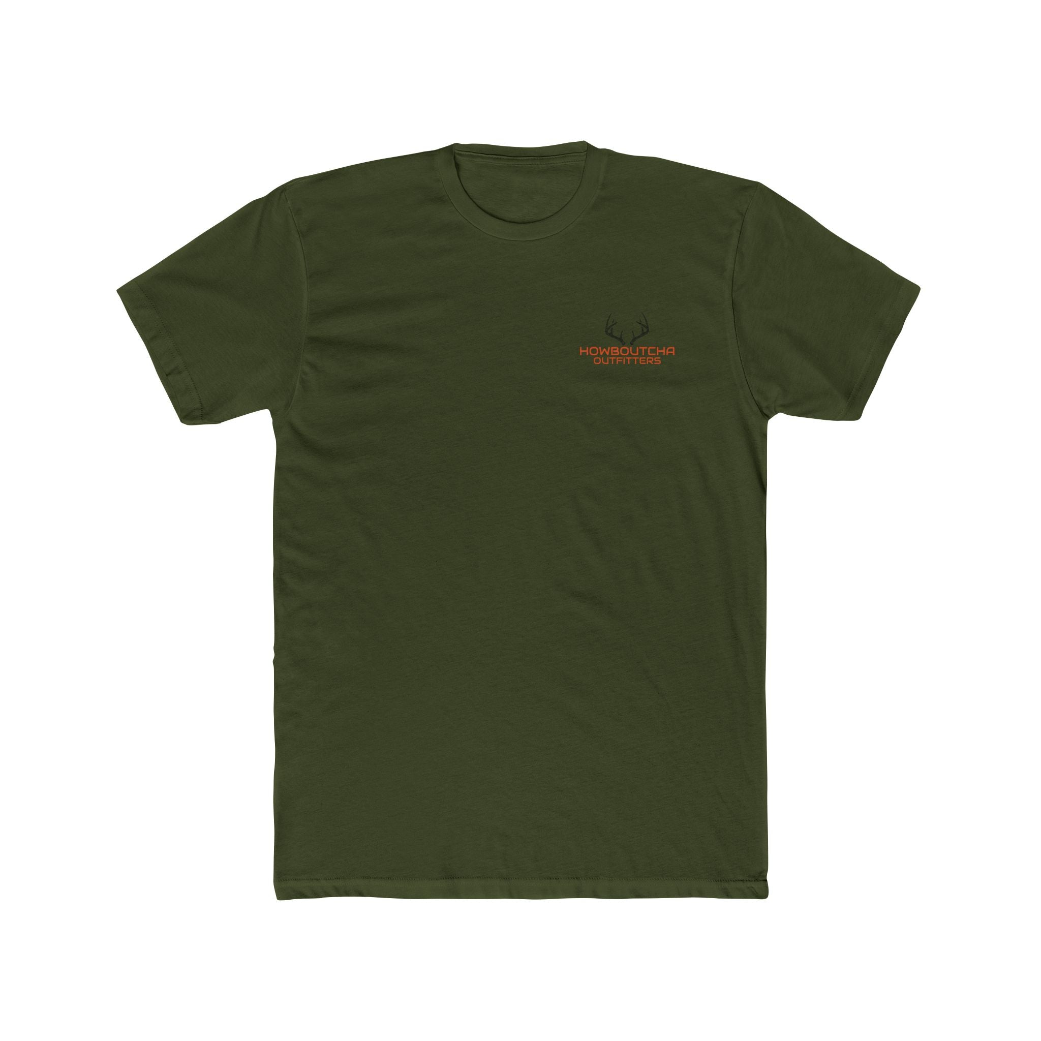 Backwoods Battalion Graphic Tee — Snake Patch Logo Crew Shirt