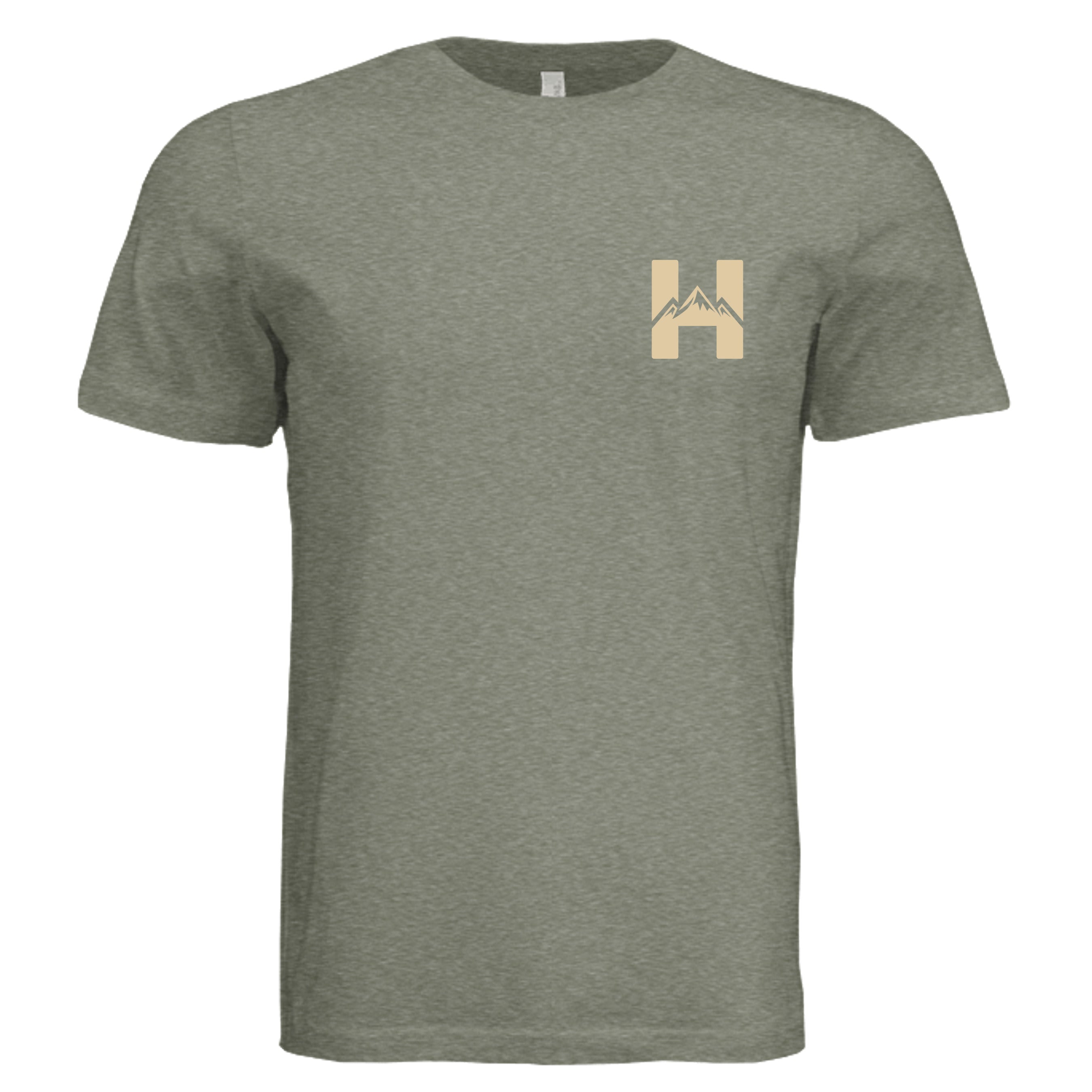 Military Green Triblend - 3413C - FRONT